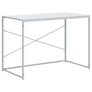 vidaXL Secret&aacute;ria computador 110x60x70 cm derivados madeira branco