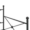 vidaXL Cama de dia com gavet&atilde;o sem colch&atilde;o 100x200 cm a&ccedil;o preto
