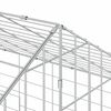 vidaXL Gaiola para Coelhos Prateado 400 x 78 x 78 cm A&ccedil;o Galvanizado