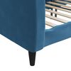 vidaXL Sof&aacute;-cama 90x200 cm veludo azul