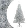 vidaXL &Aacute;rvore de Natal artificial com suporte 150 cm PET prateado