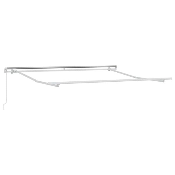 vidaXL Toldo retr&aacute;til manual 300x250 cm antracite e branco