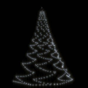 vidaXL &Aacute;rvore de Natal parede 720 luzes LED 5 m int/ext branco frio