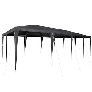 vidaXL Tenda de Festa Antracite 800 x 400 x 266 cm Polietileno e A&ccedil;o