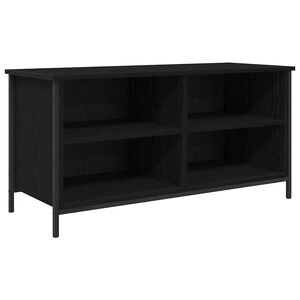 vidaXL Gabinete para TV Carvalho Preto 100 x 40 x 50 cm