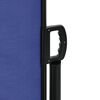 vidaXL Toldo lateral retr&aacute;til 140x500 cm azul