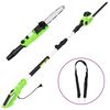 vidaXL Motosserra telesc&oacute;pica e corta-sebes 25/41 cm 710/550 W