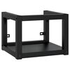 vidaXL Estrutura de parede p/ lavat&oacute;rio ferro 40x38x31 cm preto
