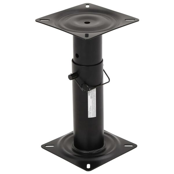 vidaXL Pedestal para assento de barco ajust&aacute;vel 28-45,5 cm a&ccedil;o