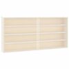 vidaXL Vitrine de colecionador de madeira com portas 80x8,5x37cm