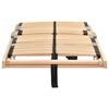 vidaXL Estrado de ripas el&eacute;trico com 28 ripas 7 zonas 100x200 cm