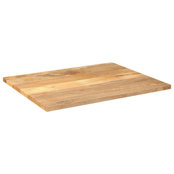 vidaXL Tampo de mesa retangular 100x80x3,8 cm mangueira maci&ccedil;a