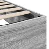 vidaXL Estrutura de Cama Ottoman Cinza Sonoma 193 x 120 x 25 cm