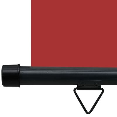 vidaXL Toldo lateral para varanda 140x250 cm vermelho