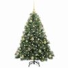 vidaXL &Aacute;rvore de Natal Artificial com 150 LEDs Verde 120 cm PE e PVC