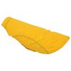 vidaXL Capa de chuva para c&atilde;es com tiras reflectoras amarelo 3XL