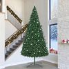 vidaXL &Aacute;rvore de Natal com luzes decorativas de corda Verde 400 cm PVC