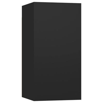vidaXL Armário para TV 30,5x30x60 cm derivados de madeira preto