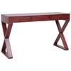 vidaXL Secret&aacute;ria 132x47x77 cm madeira de mogno maci&ccedil;a castanho