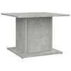 vidaXL Mesa de centro 55,5x55,5x40 cm derivados madeira cinza-cimento