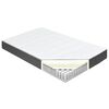 vidaXL Cama boxspring 180x200 cm tecido cinzento-escuro