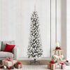 vidaXL &Aacute;rvore de Natal Artificial Branco 210 cm PVC, Metal e Pl&aacute;stico
