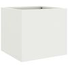 vidaXL Vaso/floreira 32x30x29 cm a&ccedil;o branco