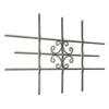 vidaXL Grades de seguran&ccedil;a para janelas 69 x 114 cm