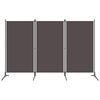 vidaXL Divis&oacute;ria de quarto com 3 pain&eacute;is 260x180 cm antracite