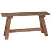 vidaXL banco Natural 92 x 23,5 x 45,5 cm Madeira de mogno maci&ccedil;a