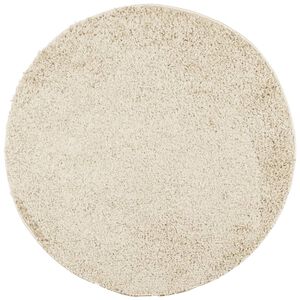 vidaXL Tapete shaggy de pelo alto PAMPLONA &Oslash; 160 cm dourado