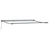 vidaXL Estrutura de Toldo Manual Ajust&aacute;vel Antracite 5 x 3 m A&ccedil;o