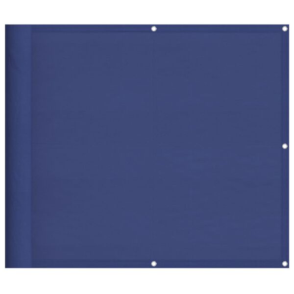 vidaXL Tela de varanda 90x800 cm 100% poli&eacute;ster oxford azul