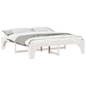 vidaXL Estrutura da Cama Branco 200 x 200 cm