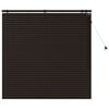 vidaXL Cortina Veneziana Marrom Escuro 125 x 130 cm 35 mm
