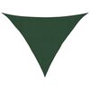 vidaXL Para-sol estilo vela 160 g/m&sup2; 3,5x3,5x4,9 m PEAD verde-escuro