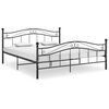 vidaXL Estrutura de cama 180x200 cm metal preto