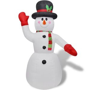 Boneco de neve insufl&aacute;vel 240 cm