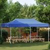 vidaXL Tenda de Festa Azul 291 x 580 x 315 cm Tecido Oxford