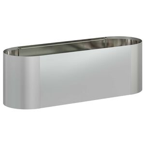 vidaXL Cama de Jardim Elevada A&ccedil;o Galvanizado 120 x 40 x 40 cm