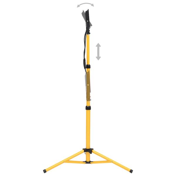 vidaXL Projetor c/ iluminação LED e tripé 2x50 W branco frio