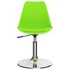 vidaXL Cadeiras de jantar girat&oacute;rias 2 pcs couro artificial verde