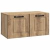 vidaXL Gabinete de TV de Parede Carvalho Arttisan 59,5 x 31 x 30 cm