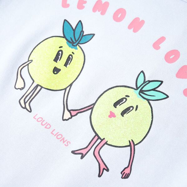 T-shirt para crian&ccedil;a azul 128