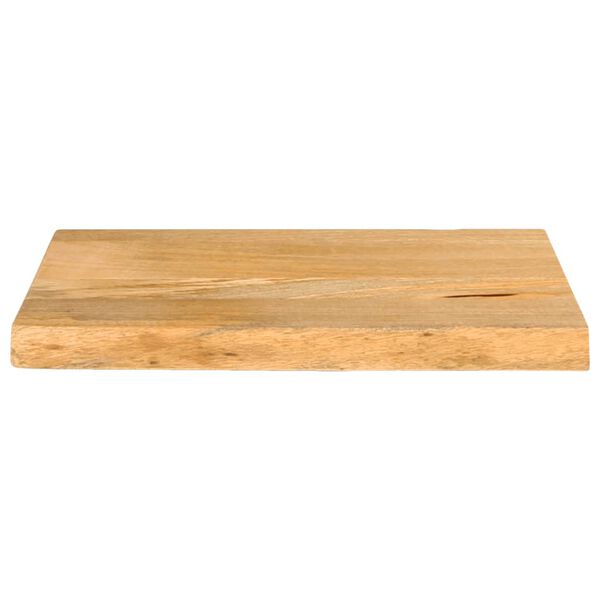 vidaXL Tampo de mesa c/ borda viva 50x30x2,5 cm mangueira maci&ccedil;a