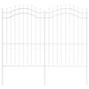 vidaXL Cerca para Jardim WOERDEN 240 x 215 cm Branco