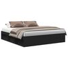 vidaXL Estrutura de cama super king size 180x200 cm preto