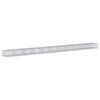 vidaXL Cesto gabi&atilde;o com cobertura 1100x100x50 cm ferro galvanizado