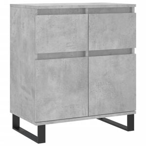 vidaXL Aparador 60x35x70 cm derivados de madeira cinzento cimento
