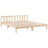 vidaXL Cama extra longa sem colch&atilde;o 200x210 cm madeira de pinho maci&ccedil;a